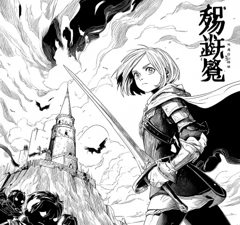 热血韩漫《暗影格斗》封面